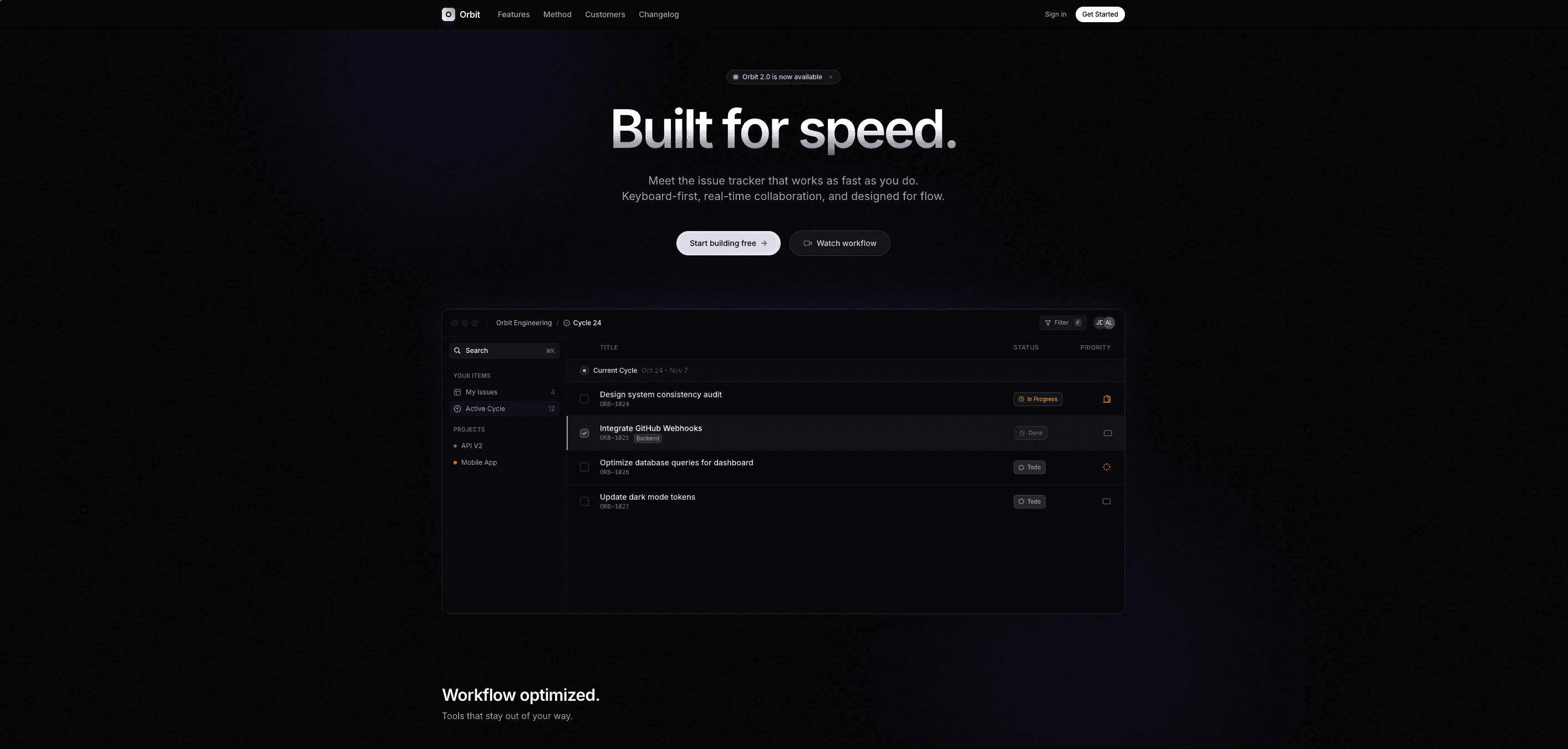 Orbit — Engineering velocity